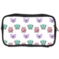 Animals Pastel Children Colorful Toiletries Bags