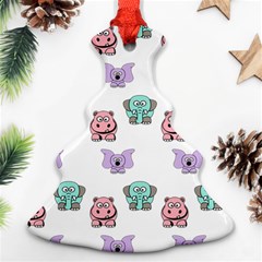 Animals Pastel Children Colorful Ornament (Christmas Tree) 