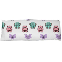 Animals Pastel Children Colorful Body Pillow Case (Dakimakura)