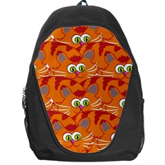 Animals Pet Cats Mammal Cartoon Backpack Bag by Amaryn4rt