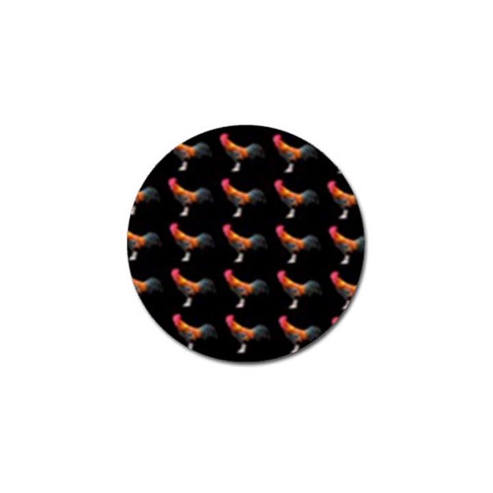 Background Pattern Chicken Fowl Golf Ball Marker