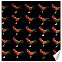 Background Pattern Chicken Fowl Canvas 16  X 16   by Amaryn4rt