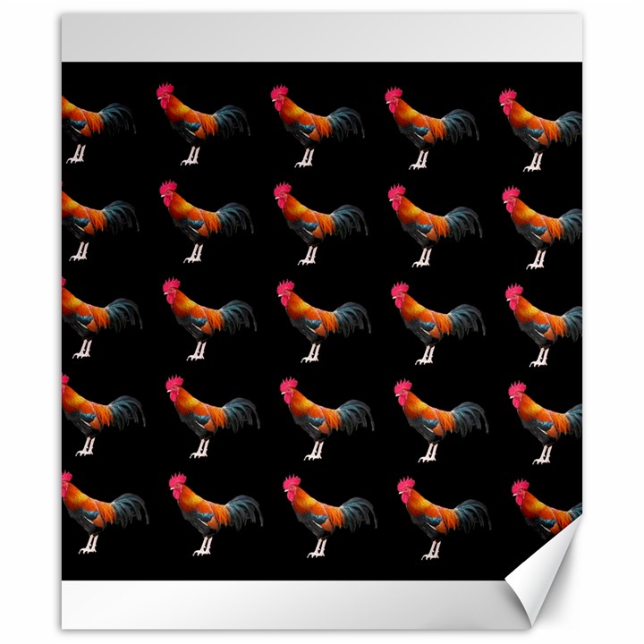 Background Pattern Chicken Fowl Canvas 20  x 24  