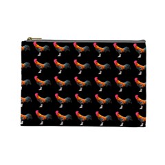 Background Pattern Chicken Fowl Cosmetic Bag (large)  by Amaryn4rt