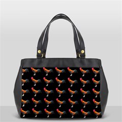 Background Pattern Chicken Fowl Office Handbags (2 Sides)  by Amaryn4rt