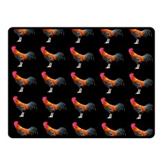 Background Pattern Chicken Fowl Fleece Blanket (small) by Amaryn4rt