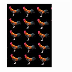 Background Pattern Chicken Fowl Large Garden Flag (two Sides) by Amaryn4rt