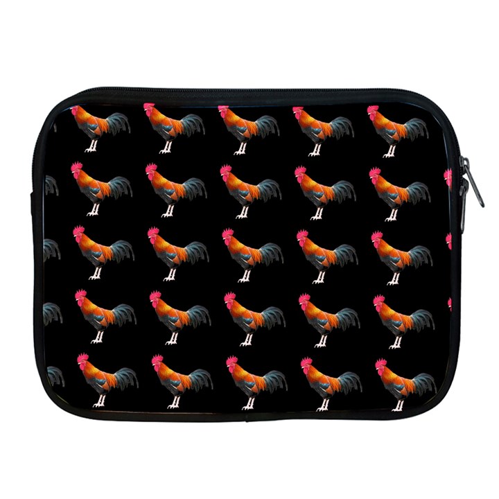 Background Pattern Chicken Fowl Apple iPad 2/3/4 Zipper Cases