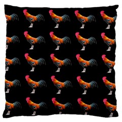 Background Pattern Chicken Fowl Standard Flano Cushion Case (two Sides) by Amaryn4rt