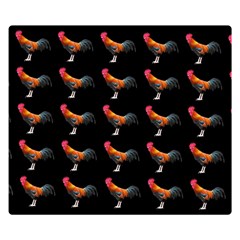 Background Pattern Chicken Fowl Double Sided Flano Blanket (small)  by Amaryn4rt