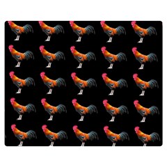 Background Pattern Chicken Fowl Double Sided Flano Blanket (medium)  by Amaryn4rt