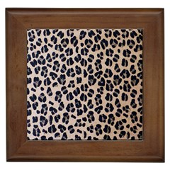 Background Pattern Leopard Framed Tiles by Amaryn4rt