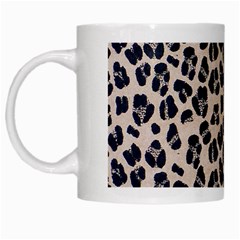 Background Pattern Leopard White Mugs by Amaryn4rt