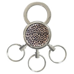 Background Pattern Leopard 3-ring Key Chains by Amaryn4rt