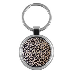 Background Pattern Leopard Key Chains (round)  by Amaryn4rt