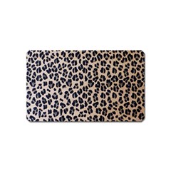 Background Pattern Leopard Magnet (name Card) by Amaryn4rt