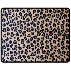 Background Pattern Leopard Fleece Blanket (medium)  by Amaryn4rt