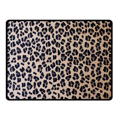 Background Pattern Leopard Double Sided Fleece Blanket (small)  by Amaryn4rt