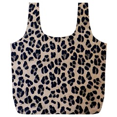 Background Pattern Leopard Full Print Recycle Bags (l)  by Amaryn4rt