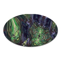 Backdrop Background Abstract Oval Magnet by Amaryn4rt