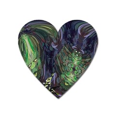 Backdrop Background Abstract Heart Magnet by Amaryn4rt