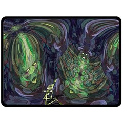 Backdrop Background Abstract Double Sided Fleece Blanket (large)  by Amaryn4rt