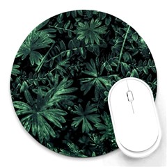 Dark Flora Photo Round Mousepads by dflcprints