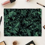 Dark Flora Photo Cosmetic Bag (XL) Back