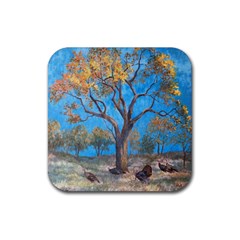 Turkeys Rubber Coaster (Square) 