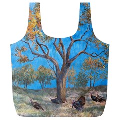 Turkeys Full Print Recycle Bags (L) 