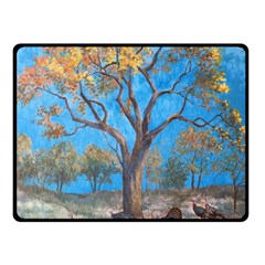 Turkeys Double Sided Fleece Blanket (Small) 