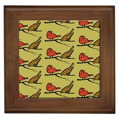 Bird Birds Animal Nature Wild Wildlife Framed Tiles by Amaryn4rt