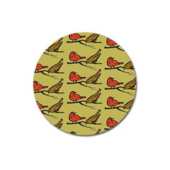 Bird Birds Animal Nature Wild Wildlife Magnet 3  (round) by Amaryn4rt