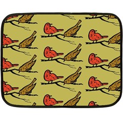 Bird Birds Animal Nature Wild Wildlife Double Sided Fleece Blanket (mini)  by Amaryn4rt