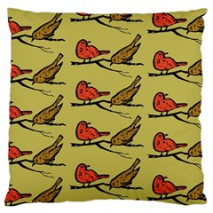 Bird Birds Animal Nature Wild Wildlife Large Cushion Case (two Sides) by Amaryn4rt