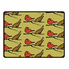 Bird Birds Animal Nature Wild Wildlife Double Sided Fleece Blanket (small)  by Amaryn4rt