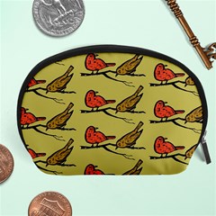 Bird Birds Animal Nature Wild Wildlife Accessory Pouches (large)  by Amaryn4rt