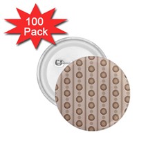 Background Rough Stripes Brown Tan 1 75  Buttons (100 Pack)  by Amaryn4rt