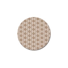 Background Rough Stripes Brown Tan Golf Ball Marker by Amaryn4rt