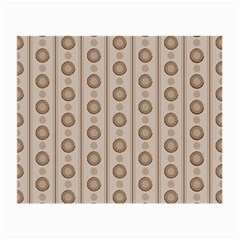 Background Rough Stripes Brown Tan Small Glasses Cloth (2-side) by Amaryn4rt