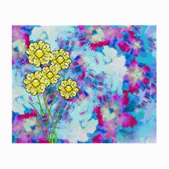 Backdrop Background Flowers Small Glasses Cloth (2-side) by Amaryn4rt