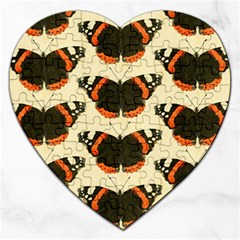 Butterfly Butterflies Insects Jigsaw Puzzle (heart) by Amaryn4rt