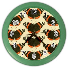 Butterfly Butterflies Insects Color Wall Clocks by Amaryn4rt