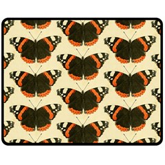 Butterfly Butterflies Insects Double Sided Fleece Blanket (medium)  by Amaryn4rt