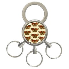 Butterfly Butterflies Insects 3-ring Key Chains by Amaryn4rt