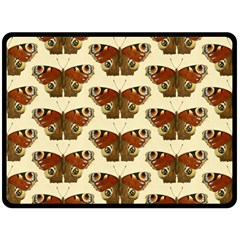 Butterfly Butterflies Insects Double Sided Fleece Blanket (large)  by Amaryn4rt