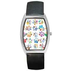 Colorful Prismatic Rainbow Animal Barrel Style Metal Watch by Amaryn4rt