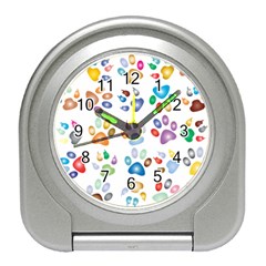 Colorful Prismatic Rainbow Animal Travel Alarm Clocks by Amaryn4rt