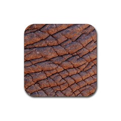 Elephant Skin Rubber Coaster (square)  by Amaryn4rt