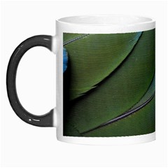 Feather Parrot Colorful Metalic Morph Mugs by Amaryn4rt